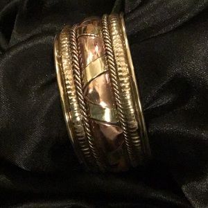 Tri colored Metal Bracelet